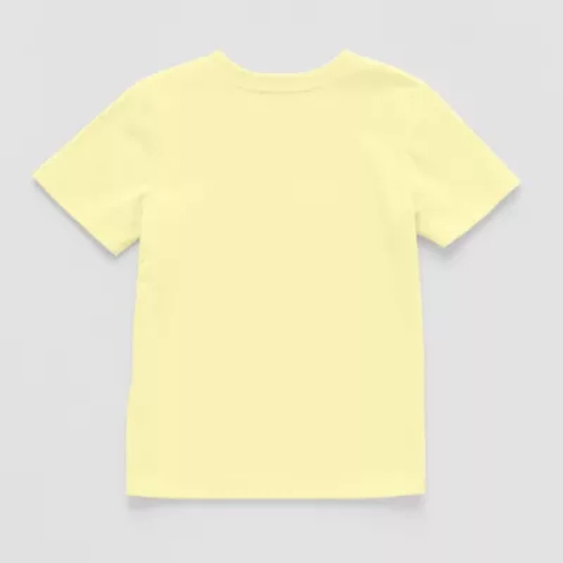 Okie Dokie Toddler & Little Boys Crew Neck Short Sleeve Regular Fit Graphic T-Shirt