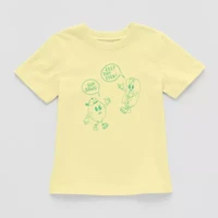 Okie Dokie Toddler & Little Boys Crew Neck Short Sleeve Regular Fit Graphic T-Shirt