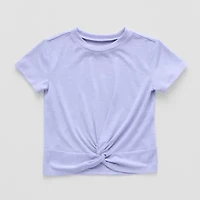 Okie Dokie Toddler & Little Girls Round Neck Short Sleeve T-Shirt