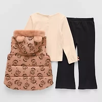 Little Lass Toddler Girls 3-pc. Legging Set