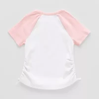 Thereabouts Little & Big Kid Girls Round Neck Short Sleeve T-Shirt