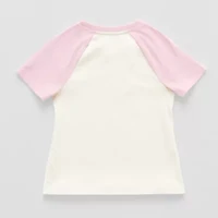 Thereabouts Little & Big Kid Girls Round Neck Short Sleeve T-Shirt