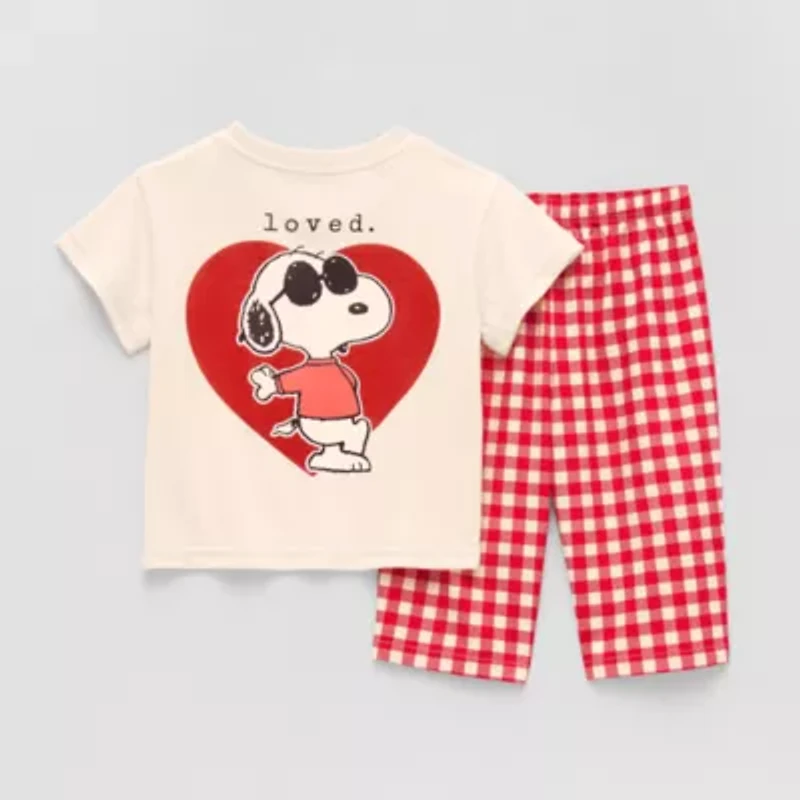 Grayson Little Baby Girls Snoopy 2-pc. Pant Set