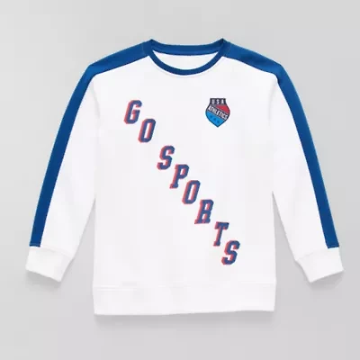 Xersion Usa Little & Big Kid Girls Crew Neck Long Sleeve Tunic Top