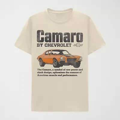 Mens Crew Neck Short Sleeve Regular Fit Graphic T-Shirt