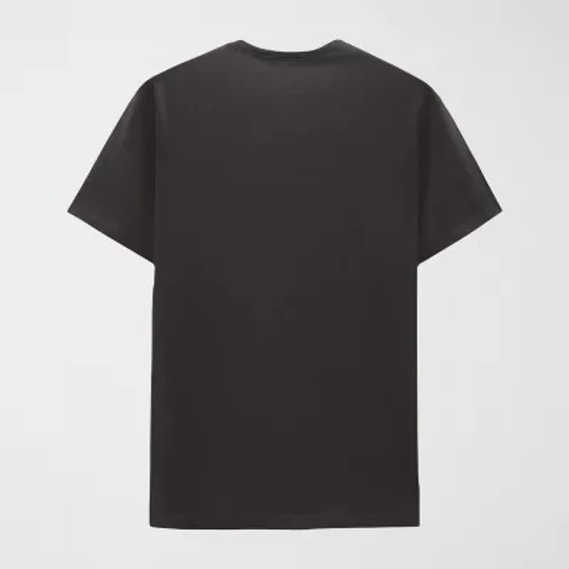 Mens Crew Neck Short Sleeve Regular Fit Graphic T-Shirt