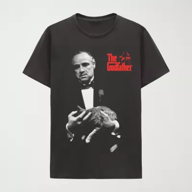 Mens Crew Neck Short Sleeve Regular Fit Graphic T-Shirt