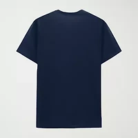 Mens Crew Neck Short Sleeve Regular Fit Lilo & Stitch Graphic T-Shirt