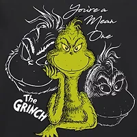 Mens Crew Neck Short Sleeve Regular Fit Grinch Graphic T-Shirt