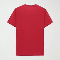 Mens Crew Neck Short Sleeve Regular Fit Grinch Graphic T-Shirt