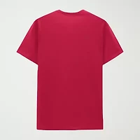 Mens Crew Neck Short Sleeve Regular Fit Peanuts Snoopy Graphic T-Shirt