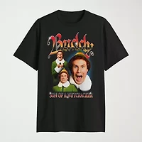 Mens Crew Neck Short Sleeve Regular Fit Graphic T-Shirt