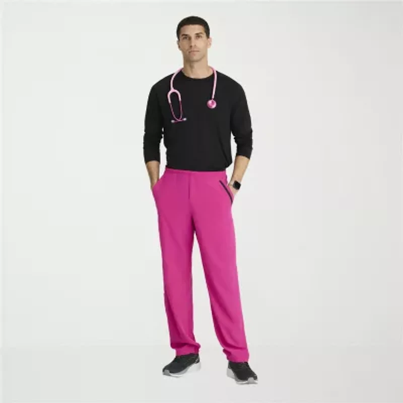 Barco One 0217 Amplify 7-Pocket Zip-Fly Mens Big and Tall Stretch Fabric Moisture Wicking Scrub Pant