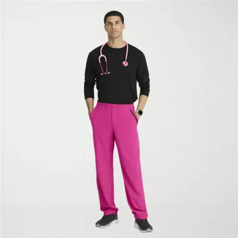 Barco One 0217 Amplify 7-Pocket Zip-Fly Mens Stretch Fabric Moisture Wicking Scrub Pant