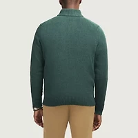 IZOD Button Mock Mens Neck Long Sleeve Pullover Sweater