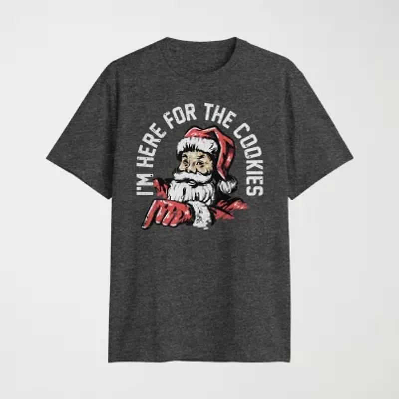 Mens Crew Neck Short Sleeve Classic Fit Big and Tall Graphic T-Shirt