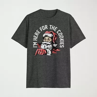 Mens Crew Neck Short Sleeve Classic Fit Big and Tall Graphic T-Shirt