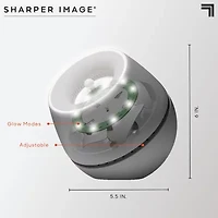 Sharper Image® Sound Soother Wind, White Noise Machine With LED Glow