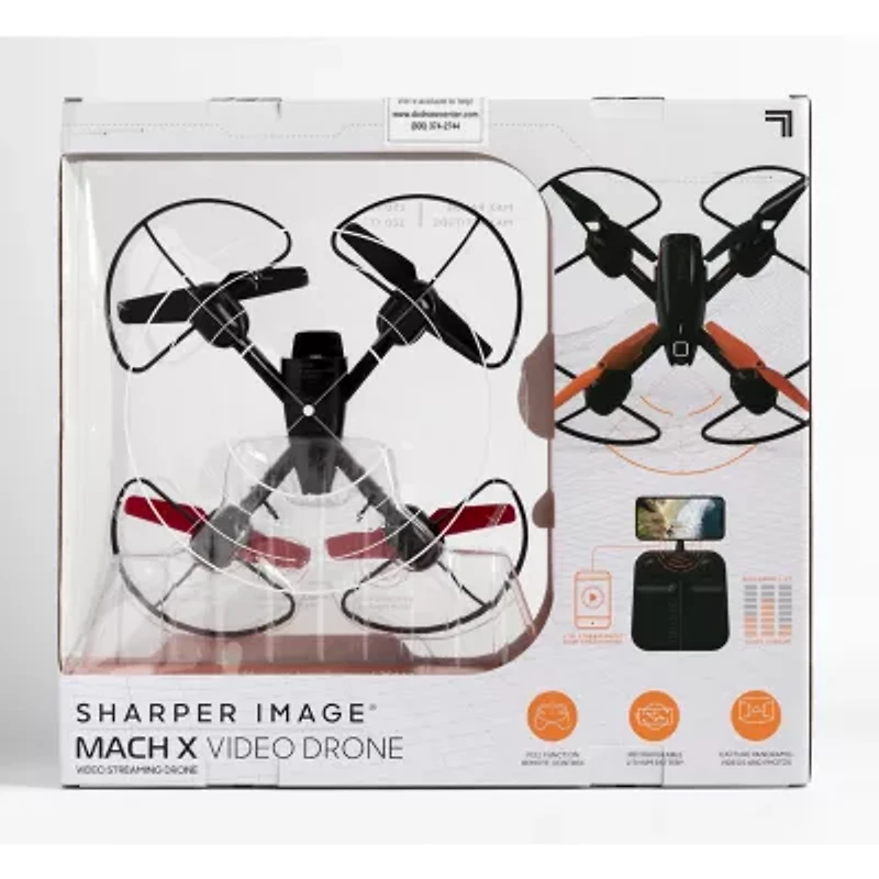 Sharper Image® 10" Mach X Video Drone with Streaming Camera