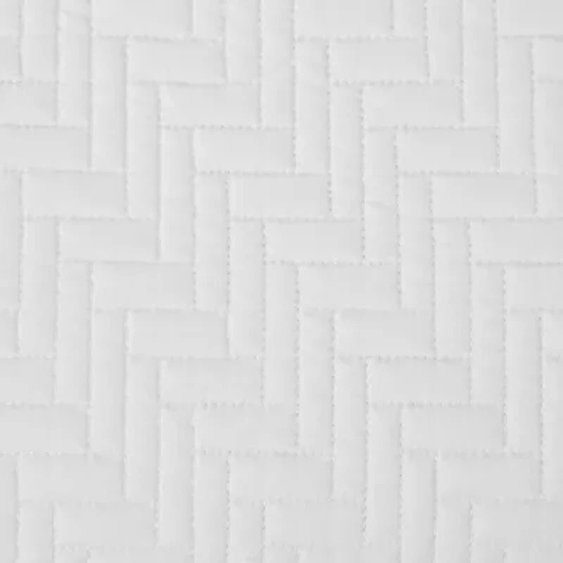 Linery Herringbone Stitched Quilt Set
