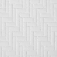 Linery Herringbone Stitched Quilt Set