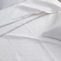 Linery Herringbone Stitched Quilt Set