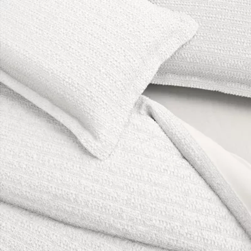 Linery 100% Cotton Waffle Weave 3-pc. Duvet Cover Set