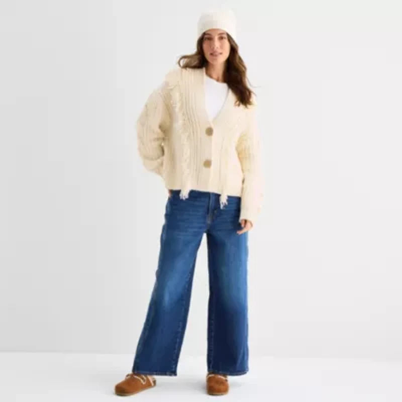 a.n.a Womens V Neck Long Sleeve Pullover Sweater