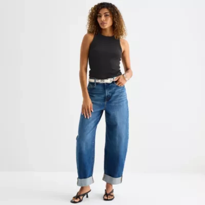 a.n.a Womens High Neck Sleeveless Tank Top