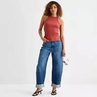 a.n.a Womens High Neck Sleeveless Tank Top