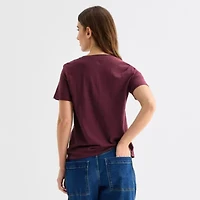 a.n.a Womens Crew Neck Short Sleeve T-Shirt