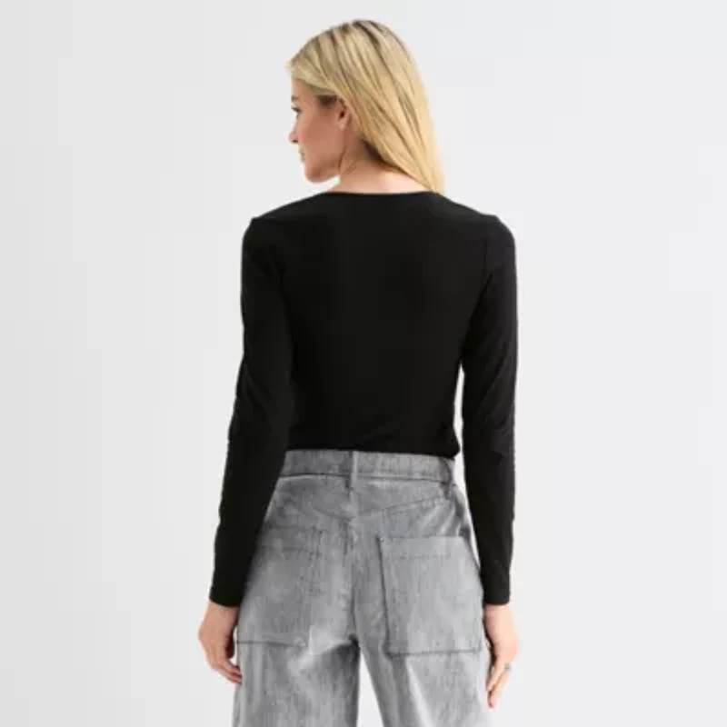 a.n.a Womens Long Sleeve T-Shirt