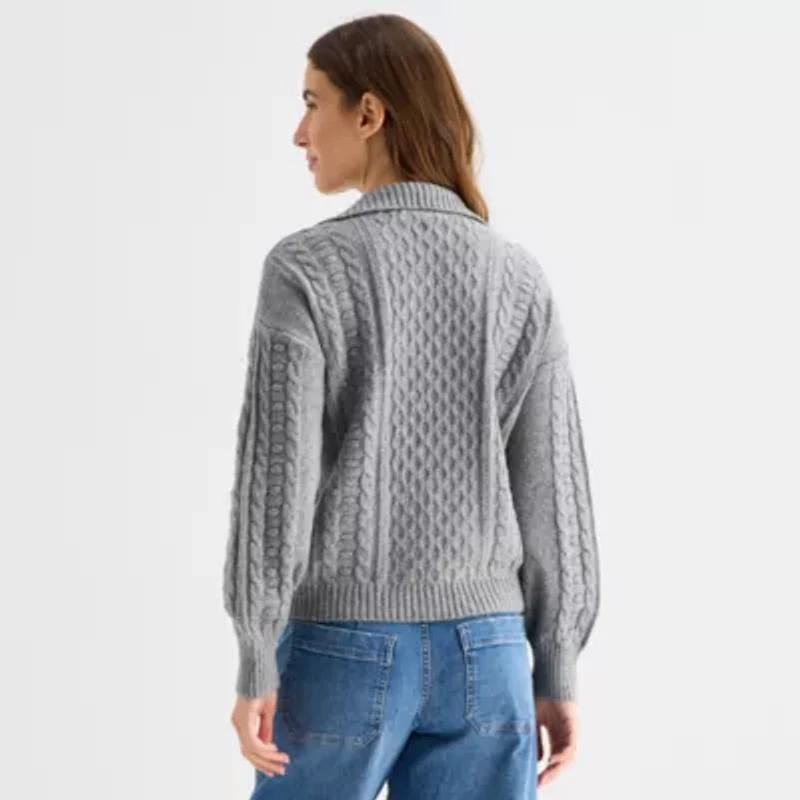 a.n.a Womens Long Sleeve Pullover Sweater