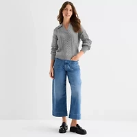 a.n.a Womens Long Sleeve Pullover Sweater