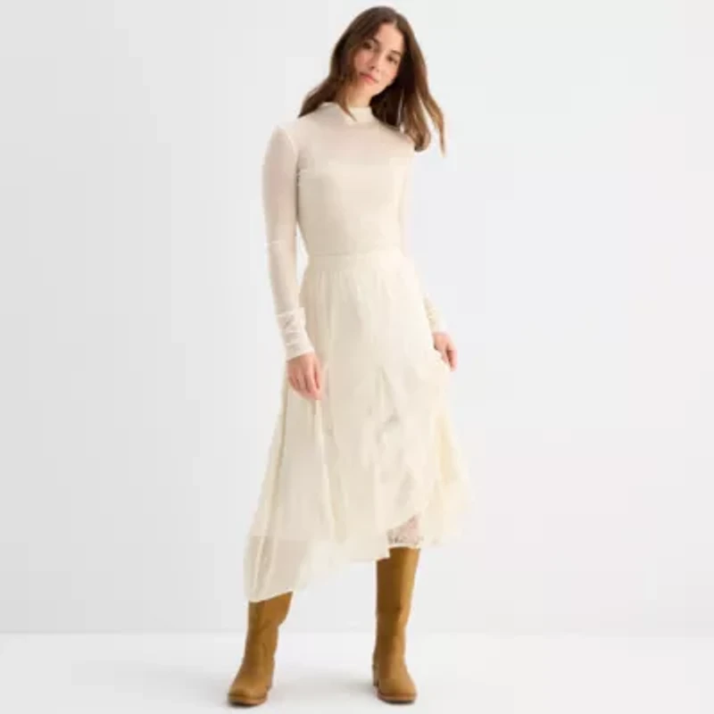 a.n.a Womens Maxi Skirt