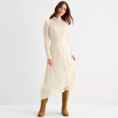 a.n.a Womens Maxi Skirt