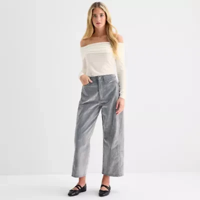 a.n.a Womens Highest Rise Barrel Jean