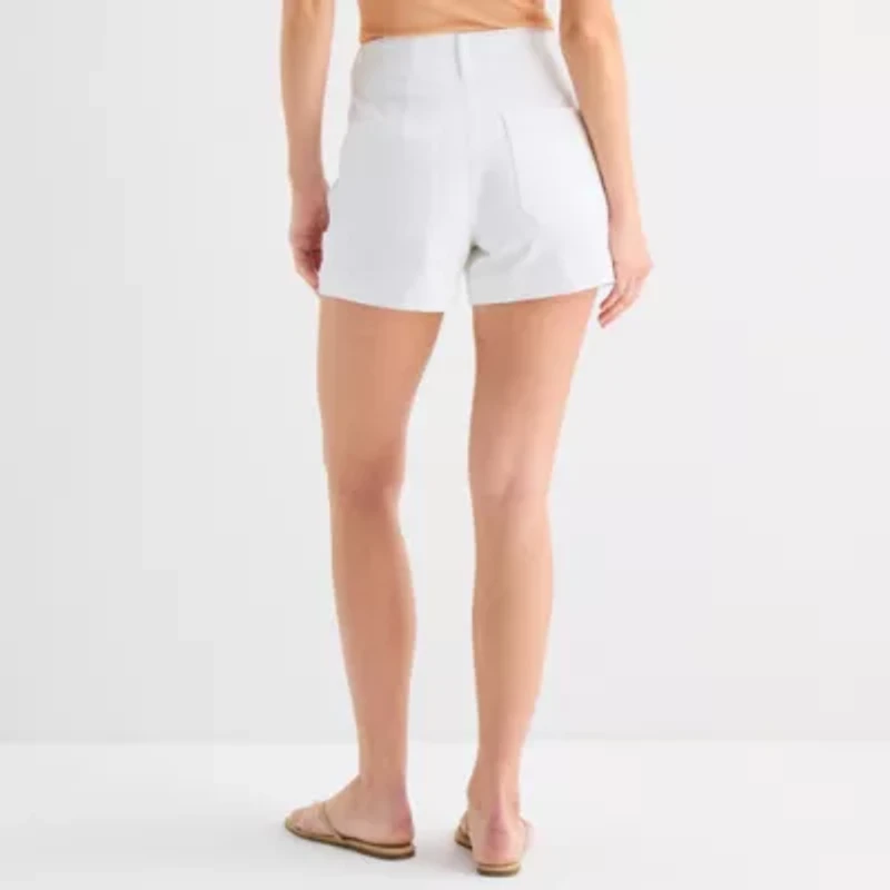 a.n.a Womens 3 1/2" Highest Rise Denim Short