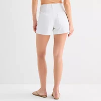 a.n.a Womens 3 1/2" Highest Rise Denim Short