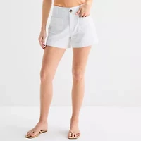 a.n.a Womens 3 1/2" Highest Rise Denim Short
