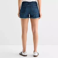 a.n.a Womens Mid Rise Denim Short