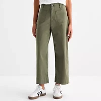 a.n.a Womens Straight Highest Rise Cropped Pant