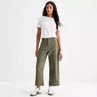 a.n.a Womens Straight Highest Rise Cropped Pant