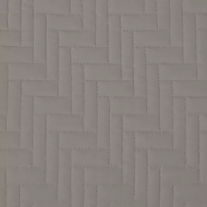 Linery Herringbone Stitched Quilt Set