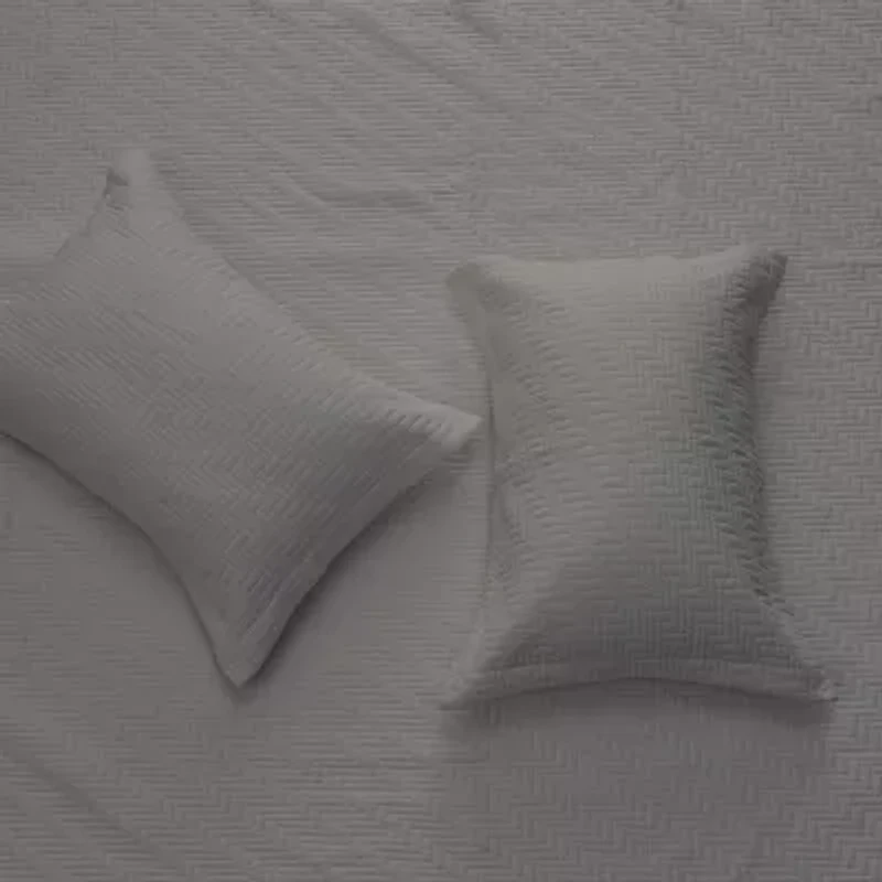 Linery Herringbone Stitched Quilt Set