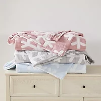 Linery Reversible Stitched Snowflake 3-pc. Quilt Set