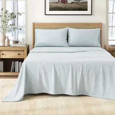 Linery 100% Turkish Cotton Lodge Flannel Sheet Set