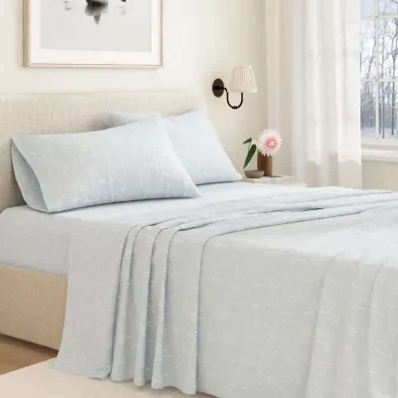 Linery 100% Turkish Cotton Lodge Flannel Sheet Set