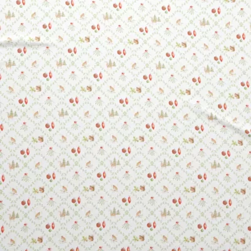 Linery 100% Turkish Cotton Holiday Flannel\N Sheet Set