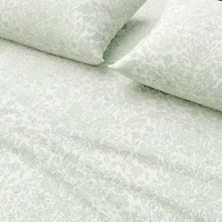 Linery 100% Turkish Cotton Winter Floral Flannel Sheet Set